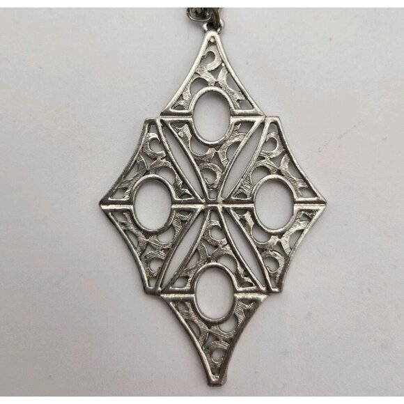 Chisel Stainless Steel Polished Pendant on a 18 Inch Lariat Chain Necklace - Picture 8 of 9